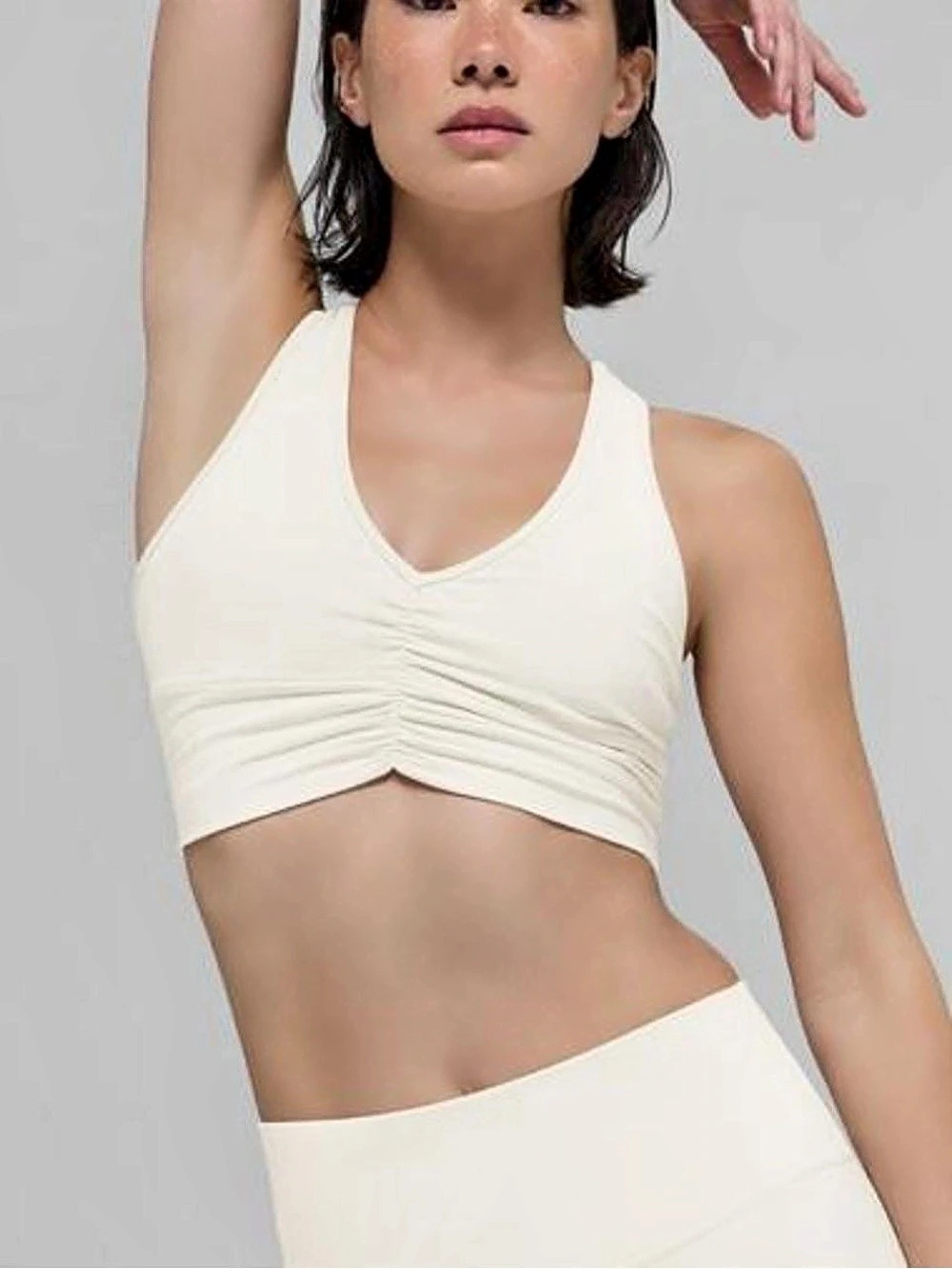 ALO Wild Thing Bra in Ivory